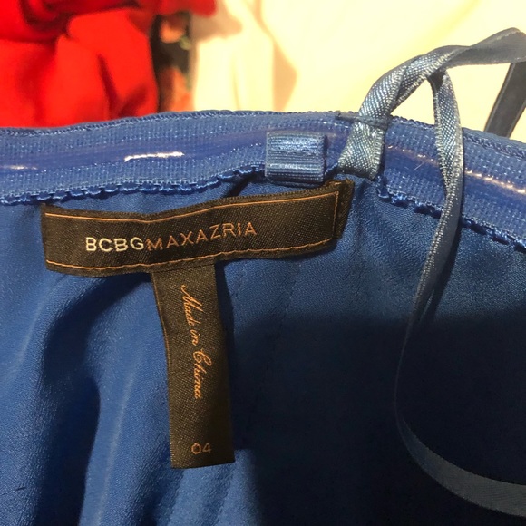 Beautiful BCBG blue bubble dress - Picture 4 of 4